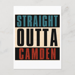 Straight Outta Camden New Jersey NJ Postcard