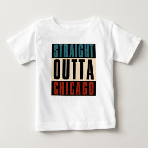 Straight Outta Chicago Illinois IL USA Baby T-Shirt