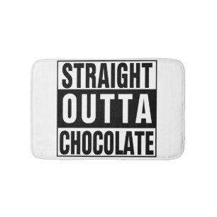 Straight Outta Chocolate Bath Mat