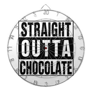 Straight Outta Chocolate Dartboard
