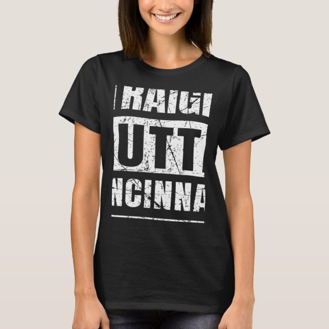 Straight Outta Cincinnati Ohio T-Shirt (Front)