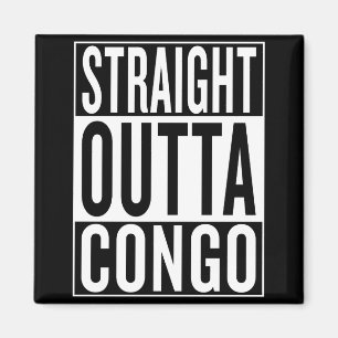 straight outta Congo Magnet