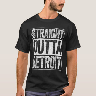 Straight Outta Detroit Michigan State T-Shirt