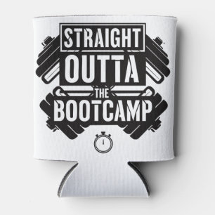 Straight Outta Fitness gym Workout Can Cooler