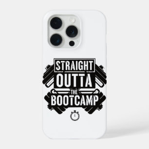 Straight Outta Fitness gym Workout iPhone 15 Pro Case