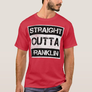 Straight Outta Franklin city Tennessee Vintage Dis T-Shirt