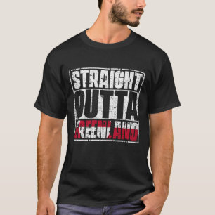 Straight Outta Greenland Flag T-Shirt