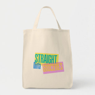 Straight outta groceries tote bag