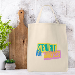 Straight outta groceries  tote bag