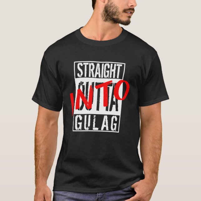 Straight Outta Gulag Warzone Duty Call Gamer T-Shirt (Front)