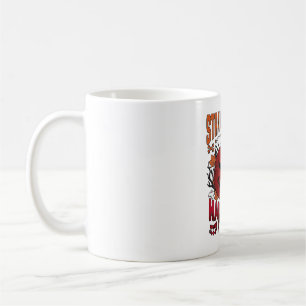 Straight Outta Halloween Town Red Pumpkin Ghosts L Coffee Mug