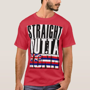 Straight Outta Hawaii State Flag by Hawaii Nei All T-Shirt