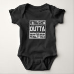Straight Outta Ice Hockey Player Penalty Box Baby Bodysuit<br><div class="desc">Straight Outta Ice Hockey Player Penalty Box.</div>