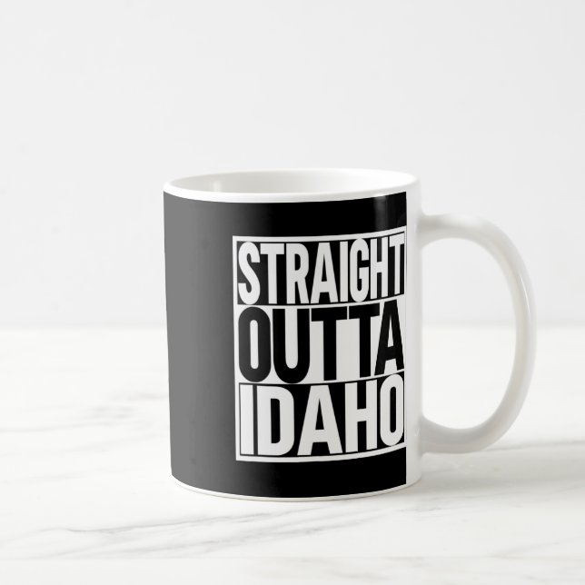 Straight Outta Idaho  Coffee Mug (Right)