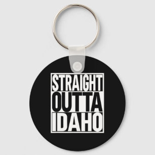 Straight Outta Idaho Key Ring