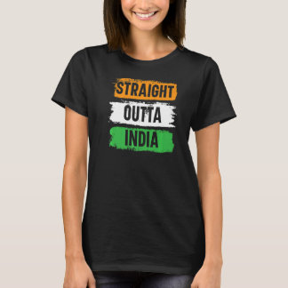 Straight Outta India Happy Republic Day Indian T-Shirt