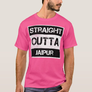 Straight Outta Jaipur India Vintage Distressed Sou T-Shirt