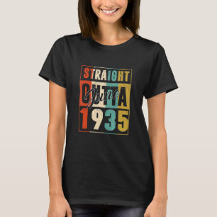 Straight Outta June 1935 Vintage Men Women {B]th B T-Shirt