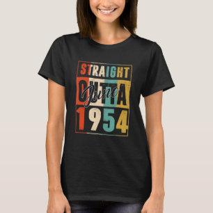 Straight Outta June 1954 Vintage Men Women {B]th B T-Shirt