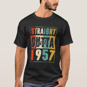 Straight Outta June 1957 Vintage Men Women {B]th B T-Shirt