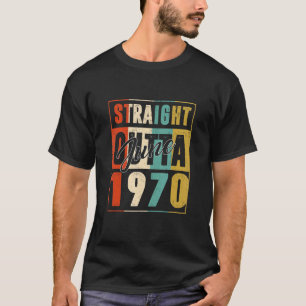 Straight Outta June 1970 Vintage Men Women {B]nd B T-Shirt