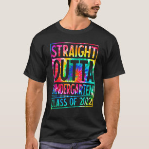 Straight Outta Kindergarten Kids Kindergarten Grad T-Shirt