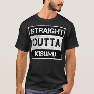 Straight Outta Kisumu Kenya Vintage Distressed Sou T-Shirt