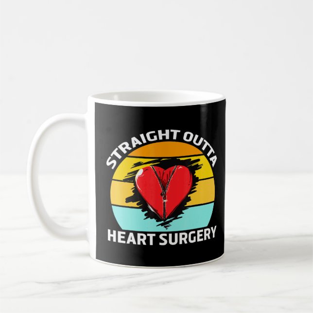 Straight Outta Knee Surgery Retro Get Well  3  Coffee Mug (Left)