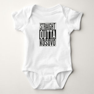 straight outta Kosovo Baby Bodysuit