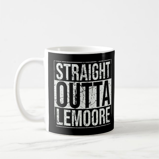 Straight Outta Lemoore Vintage  Coffee Mug (Left)
