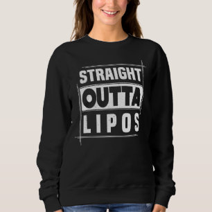 Straight Outta Lipos Fpv Drone Racing Rc Pilot Sweatshirt