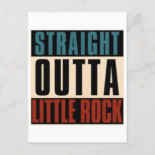 Straight Outta Little Rock Arkansas AR Postcard