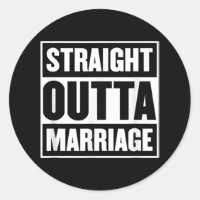 Straight Outta Marriage Funny Divorce Party