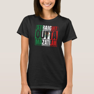 Straight Outta Mazatlán Sinaloa Mexico Mexican Fla T-Shirt