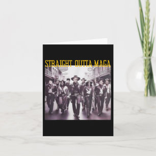 Straight Outta Mega Western Cowboy Outfit Trump 20 Card