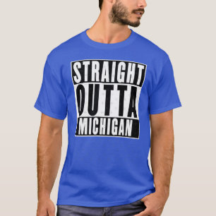 Straight Outta Michigan Oversized T-Shirt
