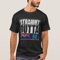 Straight Outta Montserrat Flag