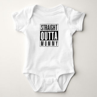 Straight Outta Mummy Baby Bodysuit