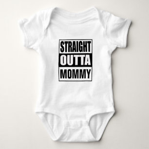 Straight Outta Mummy Baby Bodysuit