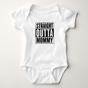 Straight Outta Mummy Funny Baby Bodysuit – Est. 20