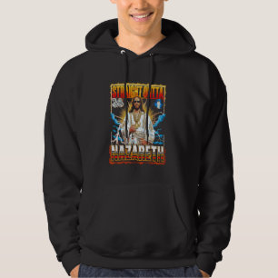 Straight Outta Nazareth, Funny Jesus Hip Hop Rappe Hoodie