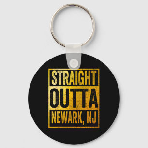 Straight Outta Newark New Jersey  Key Ring