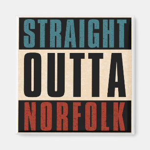 Straight Outta Norfolk Virginia VA Magnet