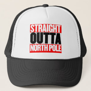 Straight Outta North Pole Trucker Hat