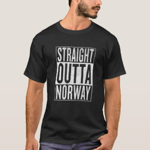 Straight Outta Norway Great Travel Outfit T-Shirt
