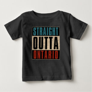 Straight Outta Ontario California CA Baby T-Shirt