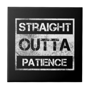 Straight Outta Patience Flair Pens Glue Sticks Fun Tile
