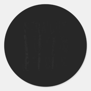 Straight outta pencils school class of 2026 classic round sticker