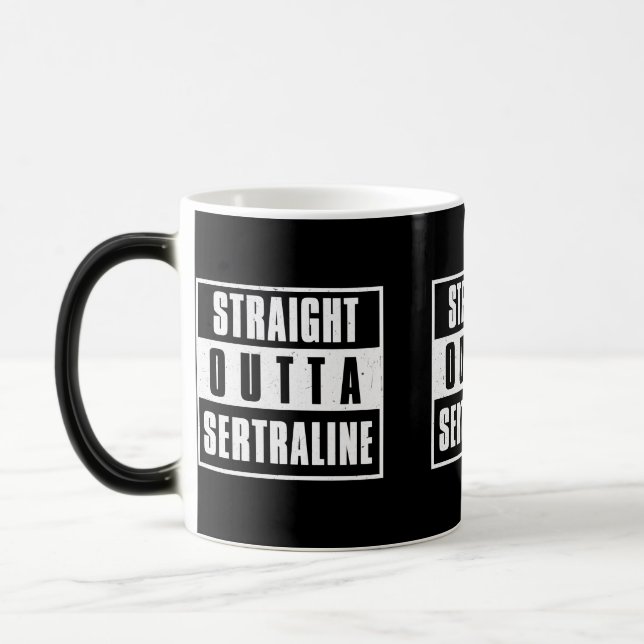 Straight Outta Sertraline Magic Mug (Left)