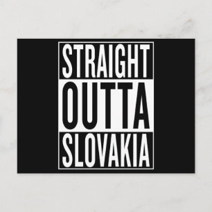 straight outta Slovakia Postcard